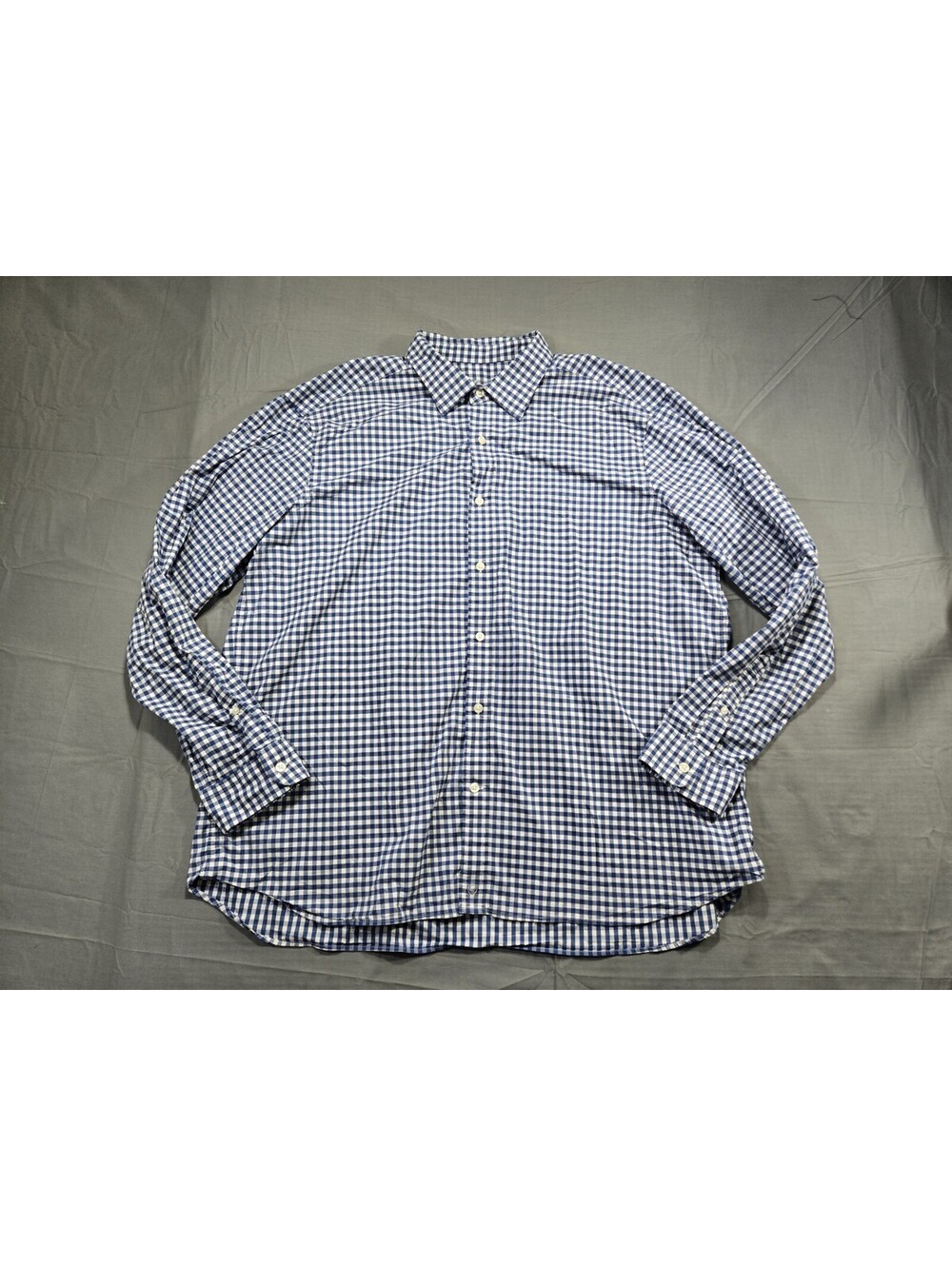 Vineyard Vines Shirt Mens XXL 2XL Blue OTG Performance Button Up Brrr Gingham